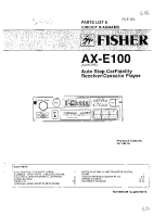 Fisher AXE-100 - Service Manual 